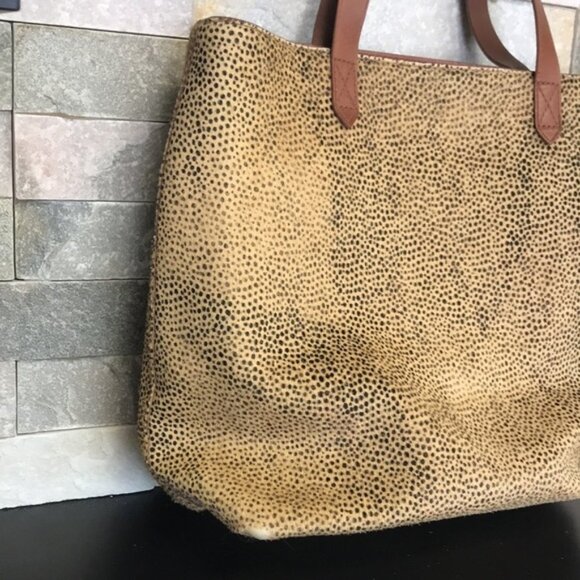 MADEWELL Genuine Calf Hair Med.Transport Tote(7) - Picture 6 of 11